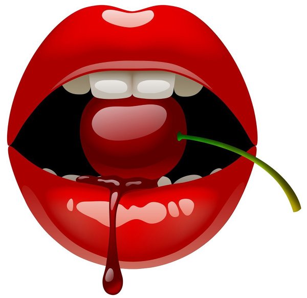 Вишня во рту