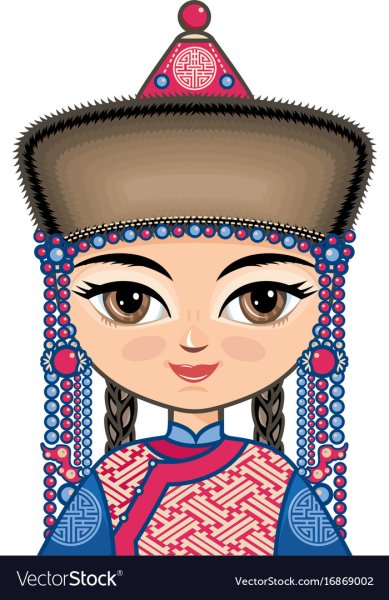 Нарисовать бурята