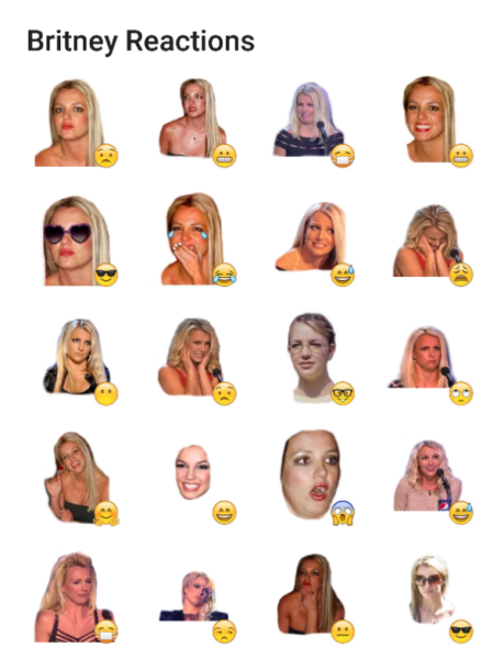 Britney Spears телеграм Стикеры