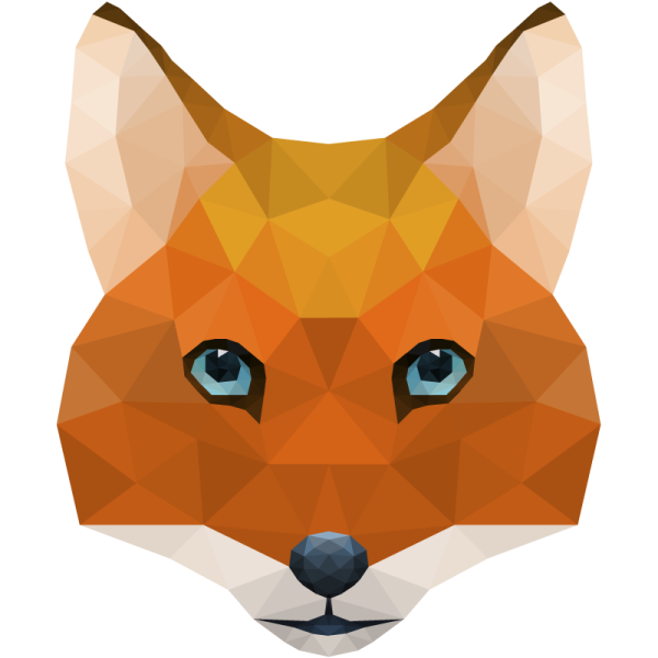 Морда лисы Векторная