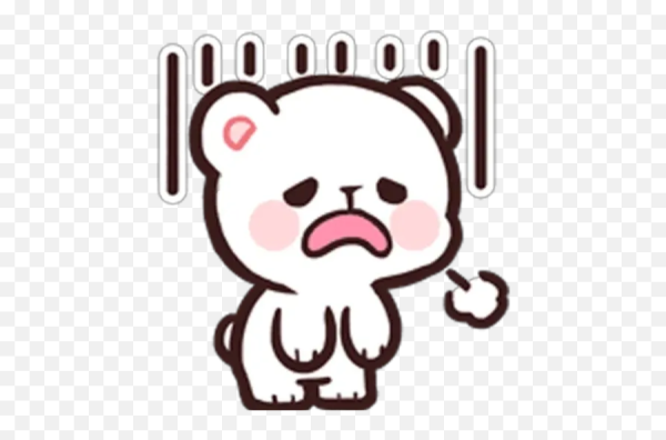 Milk Mocha Bear Стикеры новый год