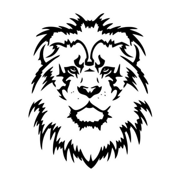 Стилизованная морда Льва