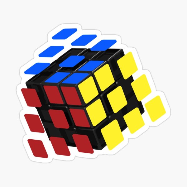 Кубик рубик снизу