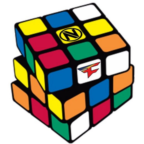 Поп-арт кубик Рубика