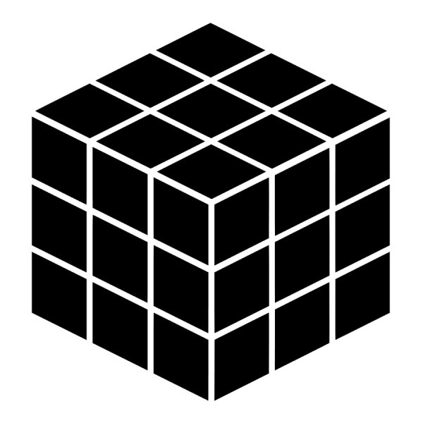 Кубик Рубика 3х3 вектор