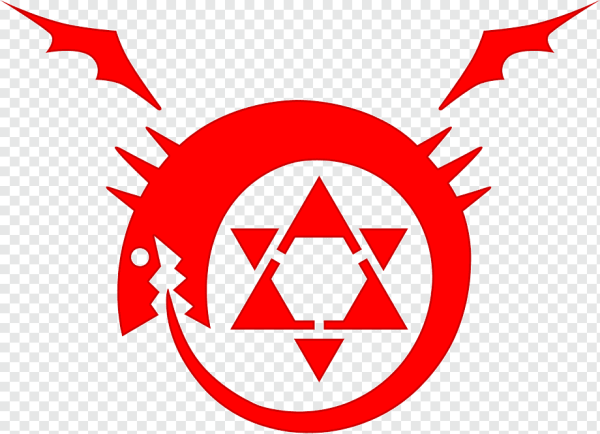 Символ Уробороса стальной алхимик