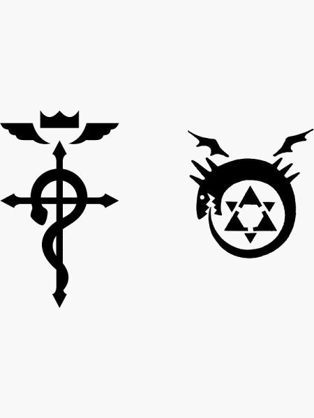 Фламель стальной алхимик тату