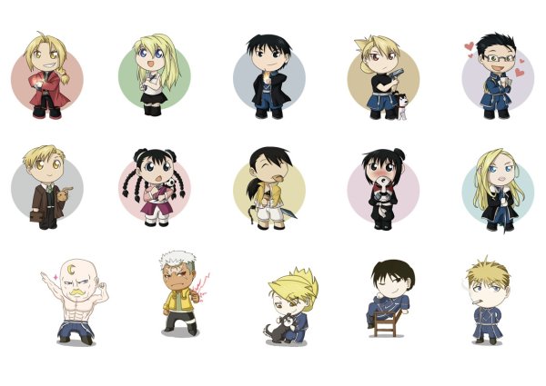 Стальной алхимик наклейки