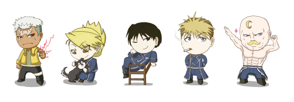 Аниме стальной алхимик Чиби