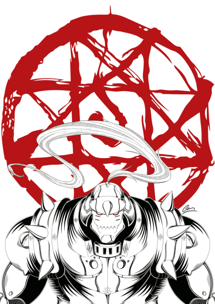 Альфонс Элрик печать