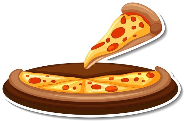 Повар с пиццей