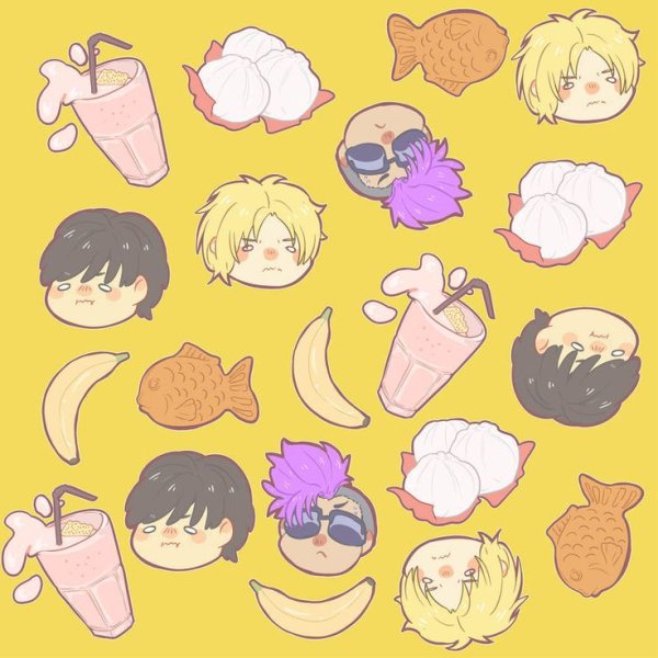 Аниме банановая рыба Чиби