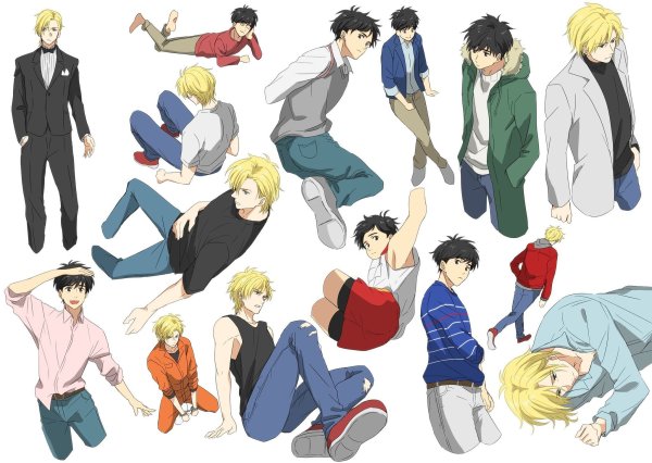 Банановая рыба наклейки