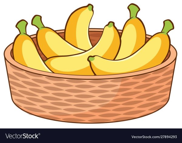 Корзинка с бананами