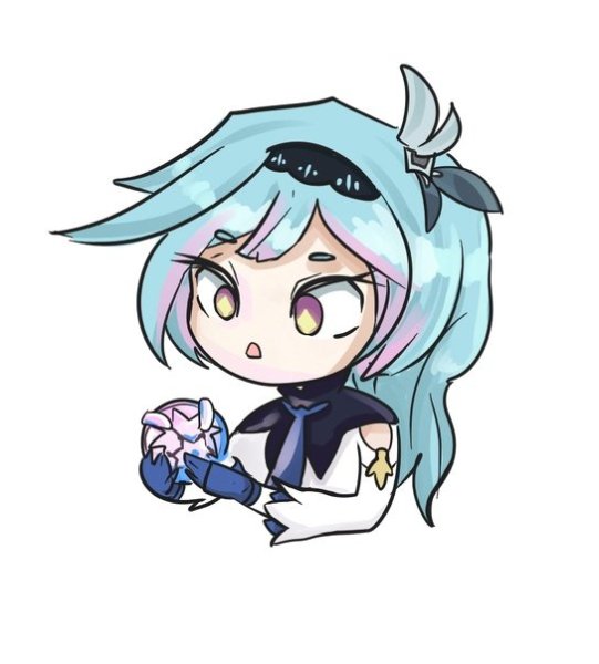 Эола Стикеры Геншин