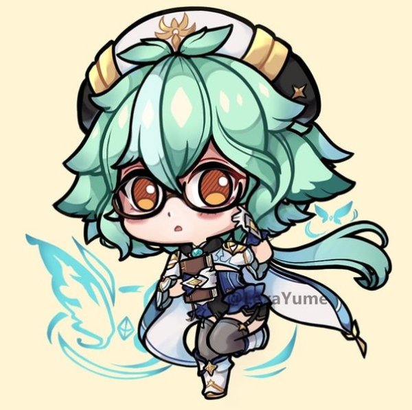 Стикеры Геншин Импакт Чиби Гань Юй