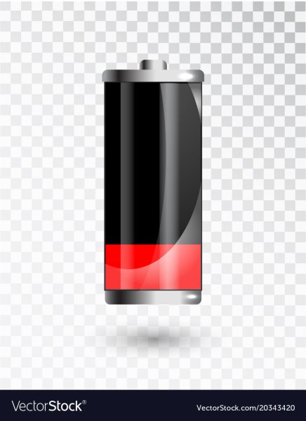 Разряженная батарейка