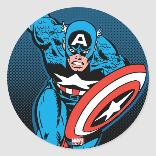 Стикеры Капитан Америка