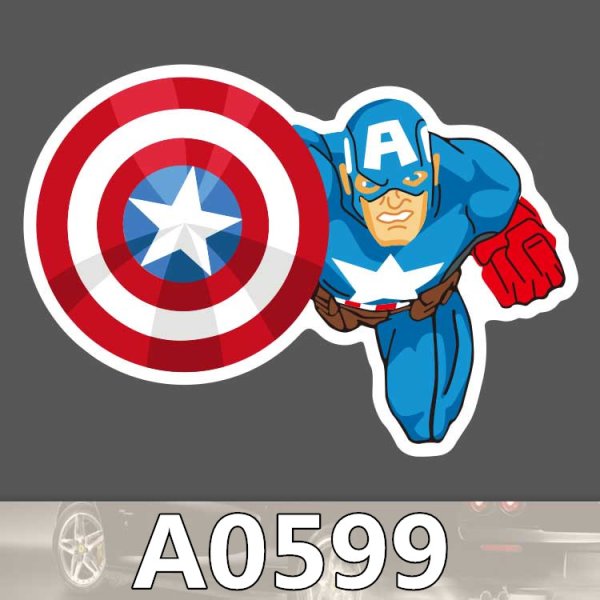 Стикеры Капитан Америка
