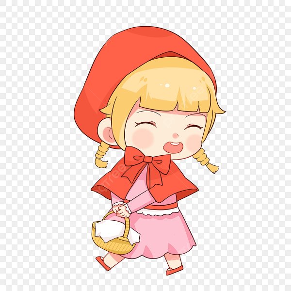 Герои мультфильмов красная шапочка