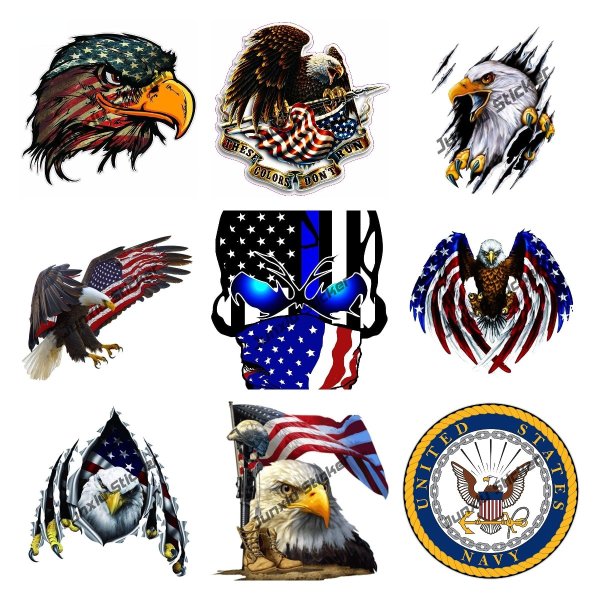 Патриотические наклейки