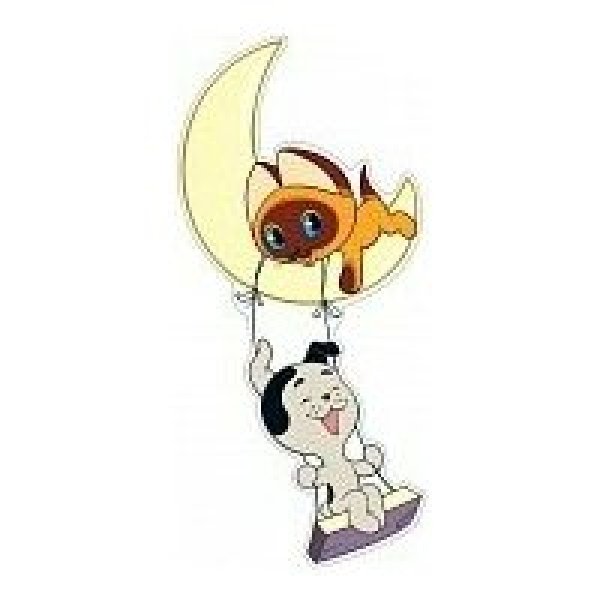 Котенок по имени Гав и щенок