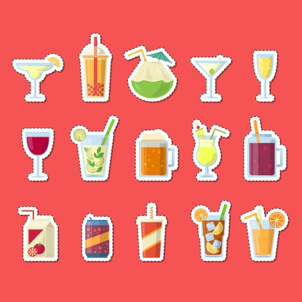 Стикер выпивка