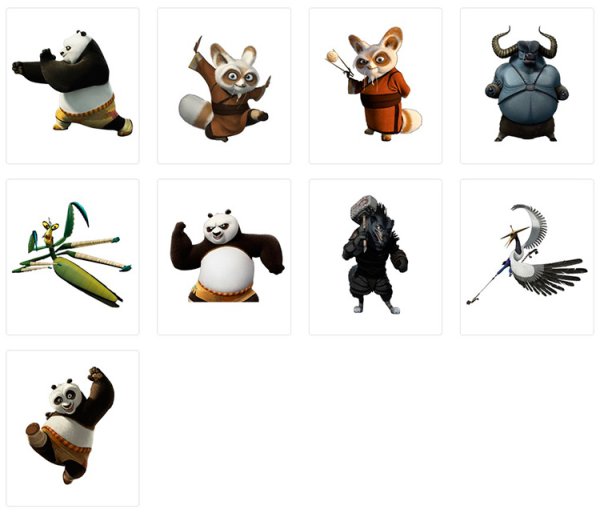 Кунфу Панда герои