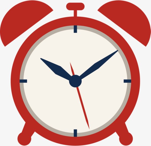 Часы будильник вектор