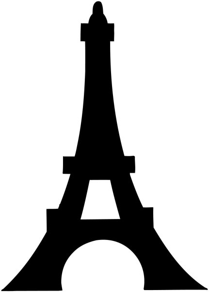 Силуэт Эйфелевой башни