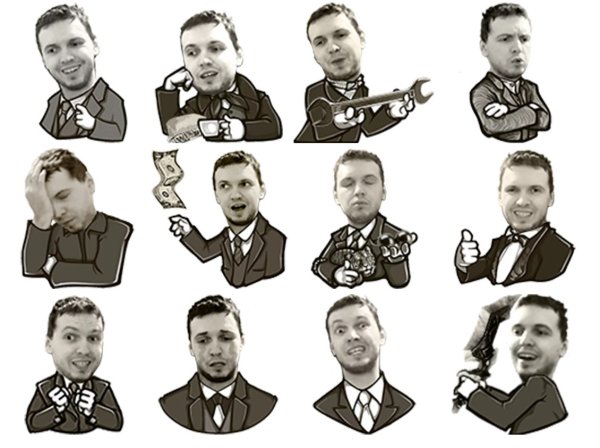 Стикеры ПАПИЧА