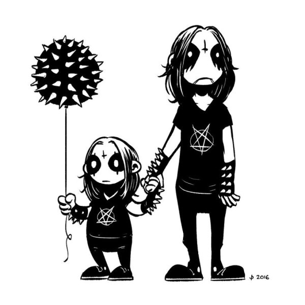 Лого Блэк метал групп