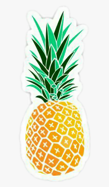 Наклейки ананас