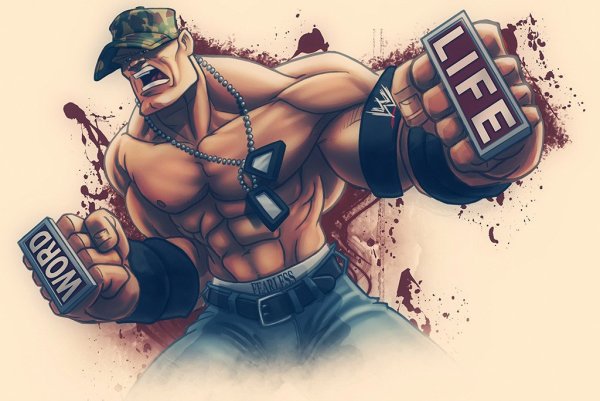 Джон сина never give up