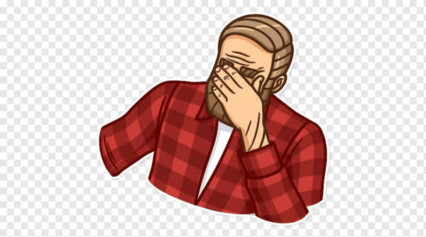 Стикер стыдно