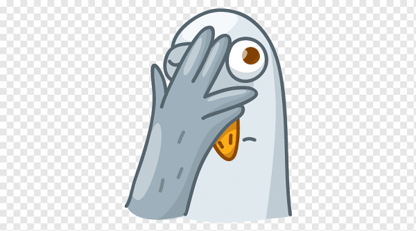 Чайка стикер