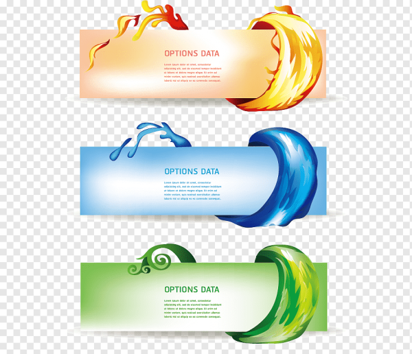 Креативные векторные баннеры