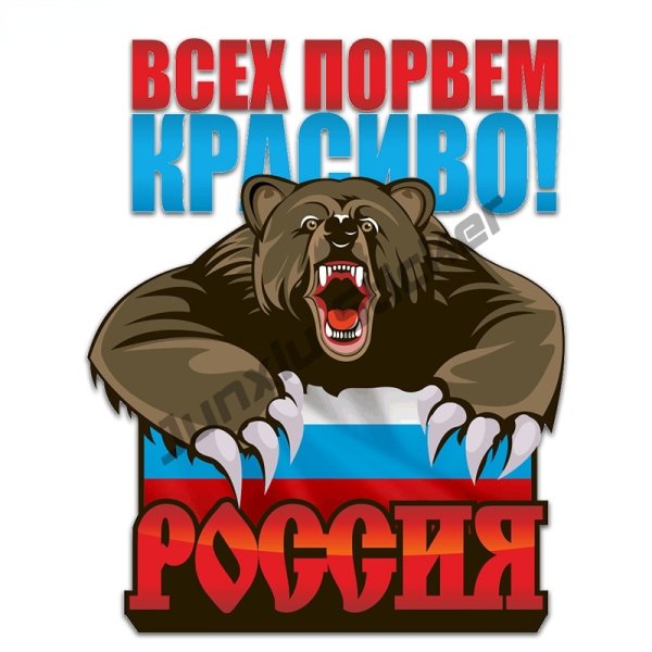 Медведь за Россию