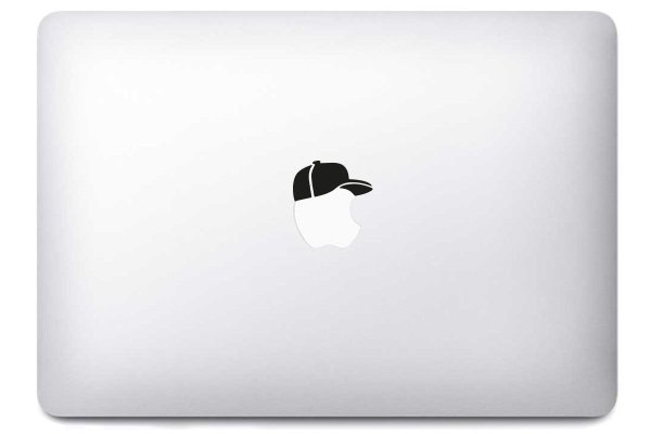 Наклейка на крышку ноутбука