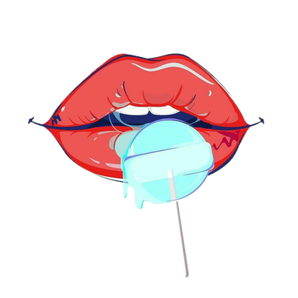 Смайлик со слюнями