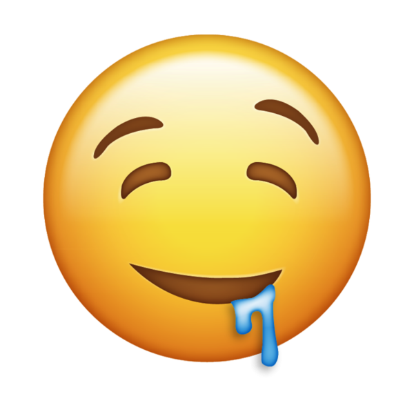 Смайлик пускает слюни