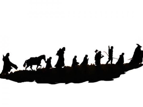 Братство кольца силуэты