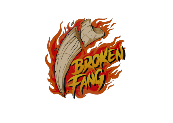 Наклейки сломанный клык КС