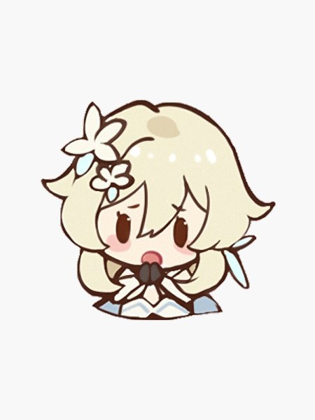 Кокоми Геншин Чиби смайлики