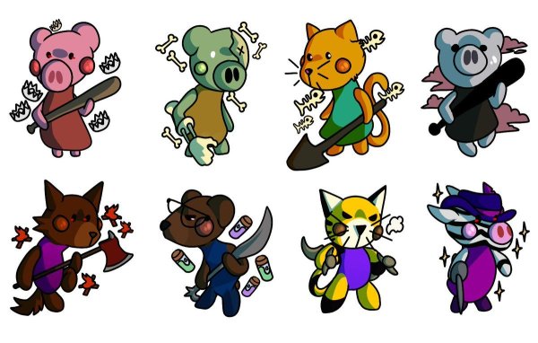 Логотип Пигги РОБЛОКС