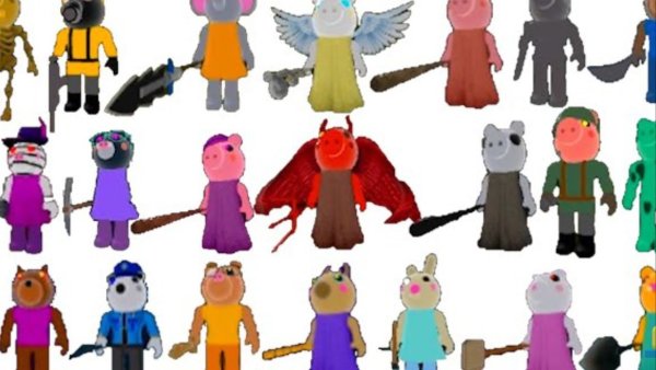 How to draw Piggy Roblox