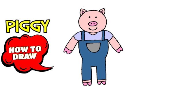 Раскраски Пигги РОБЛОКС Баджи