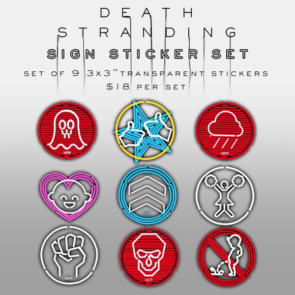Death Stranding Стикеры
