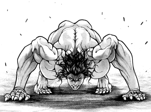 Ханма баки Манга обложка