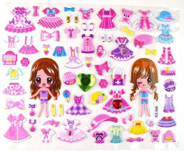 Куколки наклейки